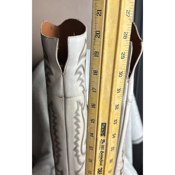Dan Post Loverfly Tall Western Boot White Womens Size 7 M DP 4377 NWOT NEW - Picture 6 of 10
